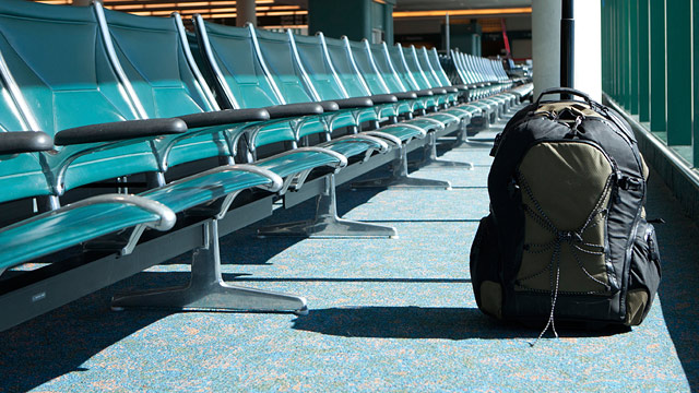 Luggage at Victoria Station